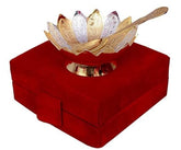 Handcrafted luxury bowl set for festive occasions 4-Inch Silver & Gold Bowl - Unique Christmas, Birthday, & Wedding Gift, Return Gift, Holiday gifts